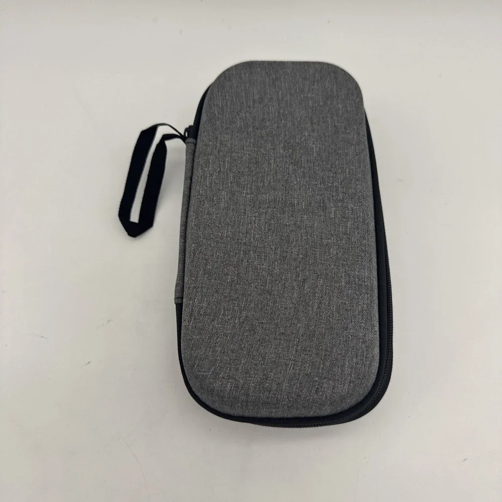 Carrying Case Gray Soft Zipper Nintendo Switch Or Games